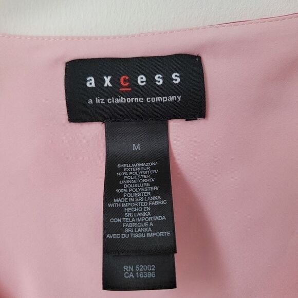 VINTAGE Y2K Sheer Blouse Rose Print Digital Size Medium - Picture 4 of 5